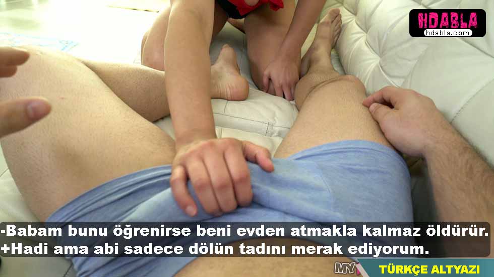 Dölün tadını merak eden kız kardeşine yardımcı oluyor