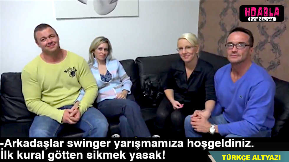 Czechli çiftler kadınlarını değiştirerek swinger yapıyor Bölüm 1