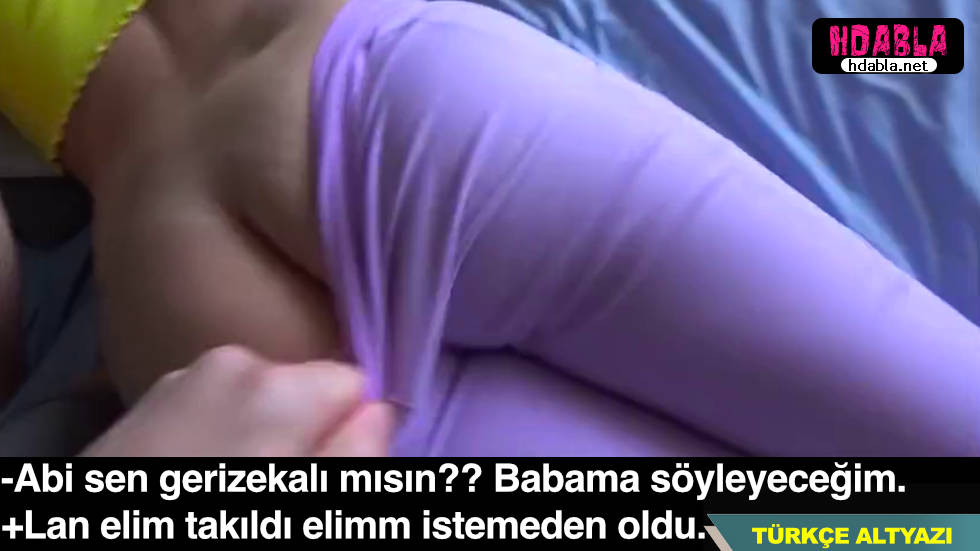 Kız kardeşimle şakalaşırken elim taytına takılınca götü açıldı Bölüm 1