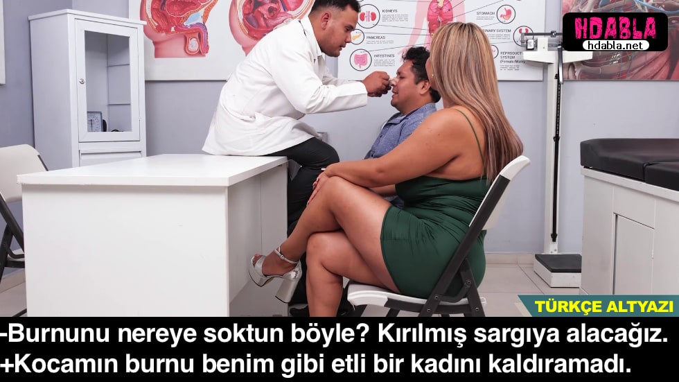 Amımı yalatmak için kocamın yüzüne oturdum burnu kırıldı Doktora geldik